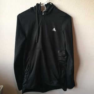 adidas quarter zip with windbreaker material